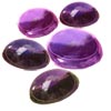 24.08 ct. Oval Amethyst Cabochon Lot Size 12x10 mm