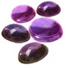 100 Ct Oval Cabochon Amethyst Lot Size 9x7 mm