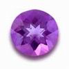 7 mm Round Roll Top Amethyst in A Grade