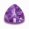 7 mm Trillion Roll Top Amethyst in AAA Grade