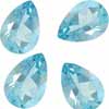 5 Cts Pear Shape light Medium Aquamarine Lot (8x5 mm)