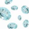 10x8 mm Oval light Medium Aquamarine Grade A 4 Pieces Lot