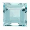 6 mm Square Shape Aquamarine in AA Grade