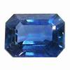 8x6 mm Emerald Cut Blue Sapphire in AA Grade