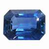 6x4 mm Emerald Cut Blue Sapphire in AA Grade