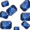 5 Cts Emerald Cut Blue Sapphires A Grade Lot Size 8x6 mm