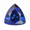 7.00 mm Trillion Blue Sapphire in A Grade