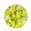 1/2 mm Round Canary Diamond SI Clarity