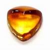 9 mm Trillion Citrine Cabochon in AA Grade