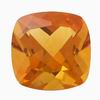 12 mm Cushion Golden Citrine in AAA Grade