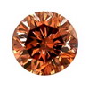 0.03 Carats Cognac Round Diamond SI2 clarity 2.0 mm