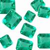 4 Carats Octagon Emerald A Grade Lot Size 7x5 mm