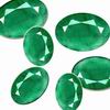 134 Carats Oval Green Sapphire A Lot 4x3 mm