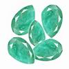 5 Carats Pear Emeralds A Grade Lot Size 5x4 mm