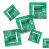 5 Cts Mix Square Emerald AAA Grade Lot Size 0.25 Ct & Below