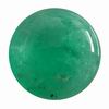 1.25 mm Round Emerald Cabochon in AAA Grade