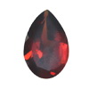 7x5 mm Pear Faceted Red Mozambique Garnet AAA Grade