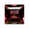 7 mm Square Faceted Red Mozambique Garnet AAA Grade
