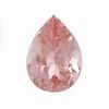 4 x 3 mm pear pink morganite in AAA