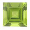 6 mm Square Shape Peridot in A Grade