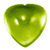 6 mm Heart Peridot Cabochon in A Grade