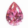 6x4 mm Pear Pink Sapphire in AA Grade