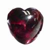 7 mm Heart Rhodolite Cabochon in AA Grade