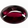 12x10 mm Oval Rhodolite Cabochon in A Grade