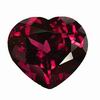 4 mm Heart Rhodolite in A Grade