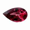 10x7 mm Pear Rhodolite in A Grade