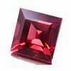 6 mm Square Rhodolite in AAA Grade