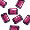 9x7 mm Octagon Pinkish Red Rhodolite Garnet 4 pc Lot