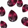 10x7 mm Pear Pinkish Red Rhodolite Garnet Grade A 6 Pieces Lot