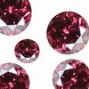 7 mm Round Pinkish Red Rhodolite Garnet Grade AAA 4 pc Lot