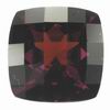 8 mm Cushion Checker Board Rhodolite in AA Grade