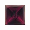 5 mm Buff Top Square Rhodolite in A Grade