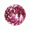 7 mm Round Pink Topaz in AAA Grade