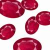 10 Cts Oval Ruby A Grade Lot Size 4x3 mm