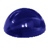 3.5 mm Round Blue Sapphire Cabochon in AAA Grade