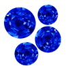 10 Ct Round Blue Sapphires A Grade Lot Size 4 mm