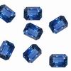 1.75 Carats Octagon Blue Sapphire A Grade Lot 8x6 mm