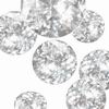 2.5 mm Round White Sapphire Grade A 1.20 Cts Lot (12 Pcs Aprx.)