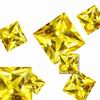 2 mm Square Yellow Sapphire Grade A 0.50 Ct (10 Pcs Aprx.)