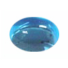 10x8 mm Oval Swiss Blue Topaz Cabochon in AA Grade