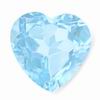 7 mm Heart Sky Blue Topaz in AAA Grade