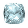 6x4 mm Cushion Shape Aquamarine in AA Grade