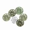 9.60 ct. Round Silver Diamond Lot 5-6 mm