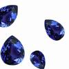 7x5-8x5 mm Pear Blue/Purple Tanzanite 2 pc Lot