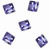 9 Carats square Light Medium color Tanzanite Lot 2 mm