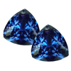 0.70 Carats Twt. Trillion Tanzanite Pair